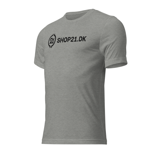 SHOP21.DK – Grå – Kortærmet t-shirt - Billede 2