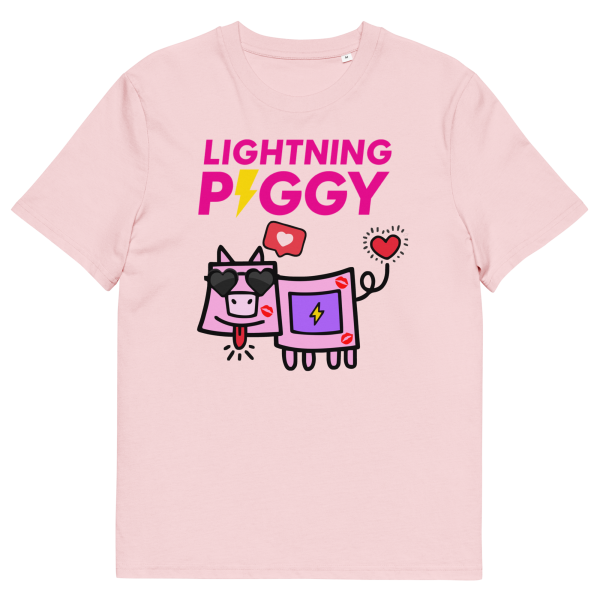 Lightning Piggy - Unisex-T-shirt i økologisk bomuld - Billede 25