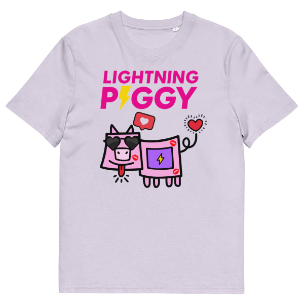 Lightning Piggy - Unisex-T-shirt i økologisk bomuld - Billede 27