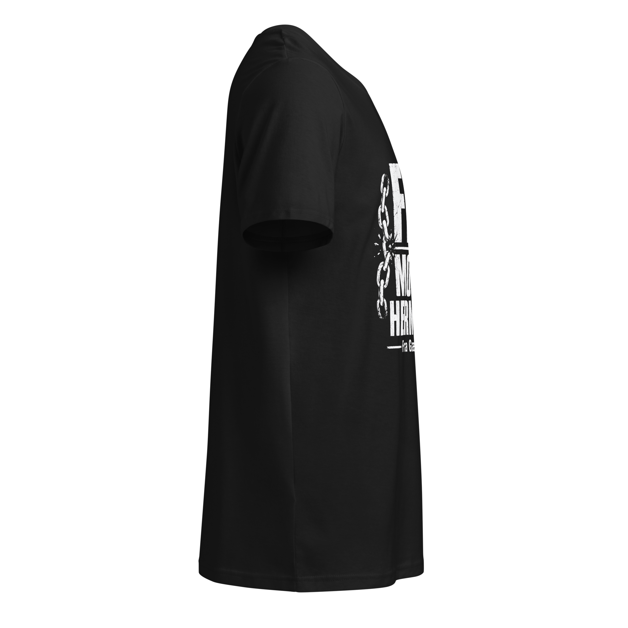 FREE MORTEN HERMANSEN FRA GÆLDSSLAVERI - T-shirt med korte ærmer Unisex-T-shirt i økologisk bomuld med mellemlang ærme - Billede 8