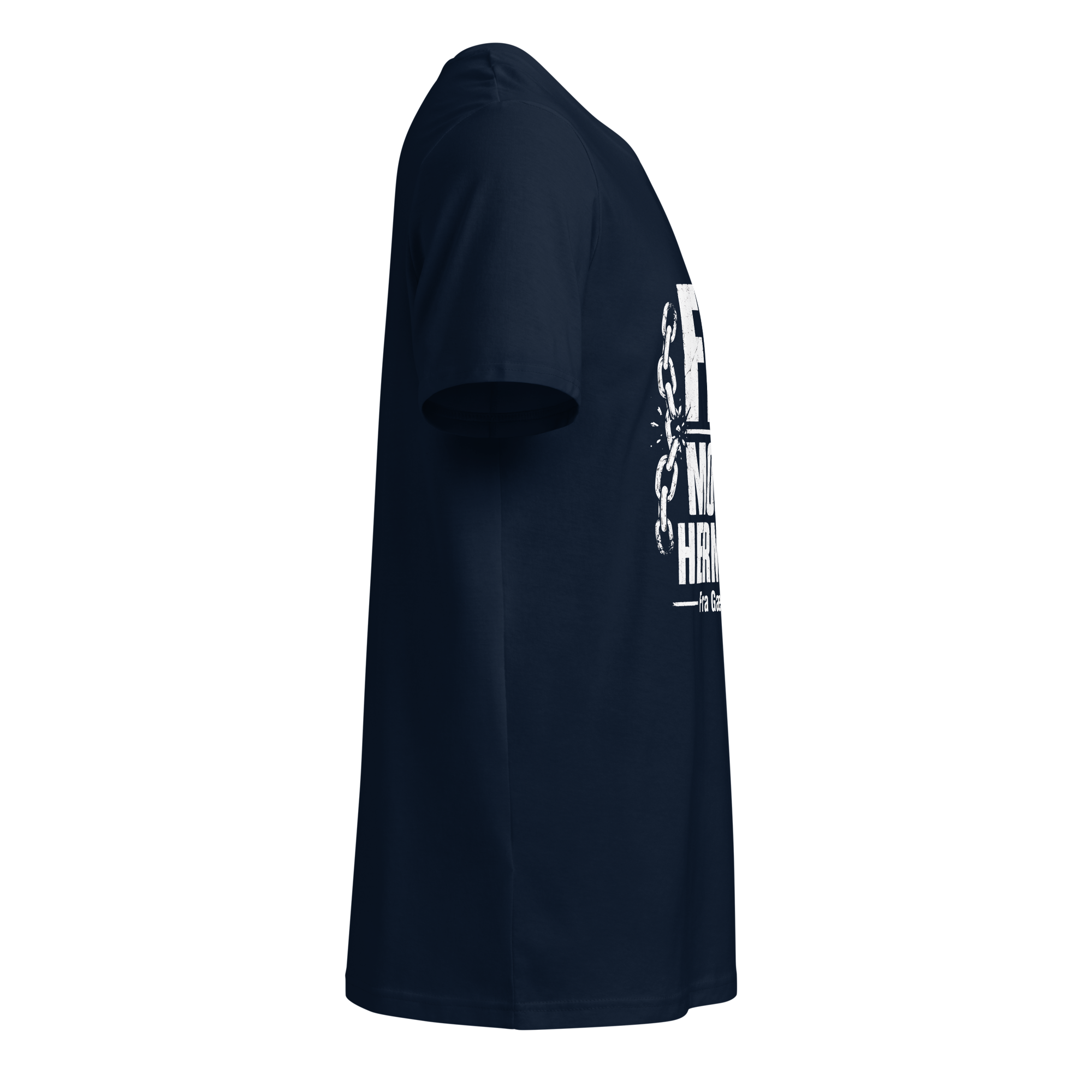 FREE MORTEN HERMANSEN FRA GÆLDSSLAVERI - T-shirt med korte ærmer Unisex-T-shirt i økologisk bomuld med mellemlang ærme - Billede 4