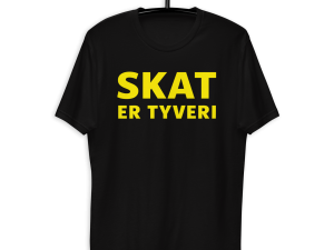 SKAT ER TYVERI - Slimfit t-shirt med korte ærmer