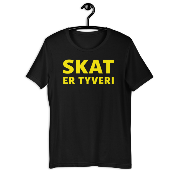 SKAT ER TYVERI - Unisex t-shirt