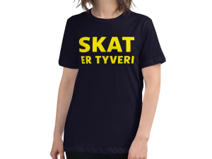 SKAT ER TYVERI - Løs T-shirt til kvinder