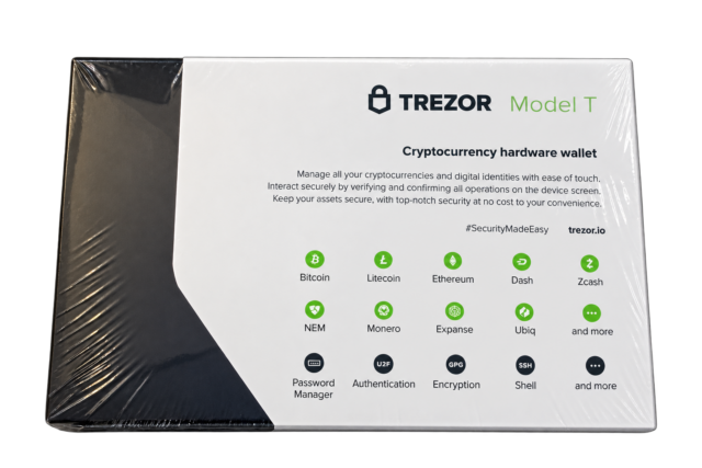 Trezor Model T – sikker opbevaring af Bitcoin