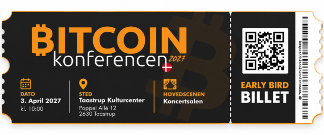 Early bird - billet - Bitcoin Konferencen 2027
